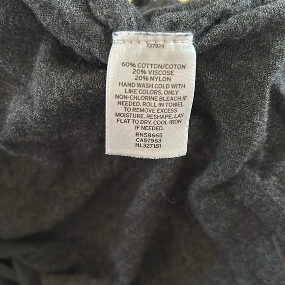 Trouvé Dark Heather Grey Open Cardigan Women’s Size Small - Picture 6 of 7